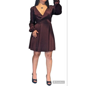 Express wine dress size S